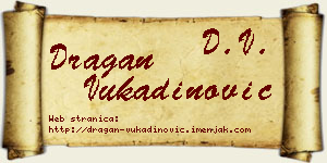 Dragan Vukadinović vizit kartica